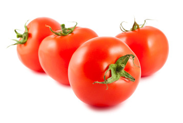 Red ripe tomatoes