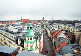 Aussicht auf Cottbus vom Spremberger Turm