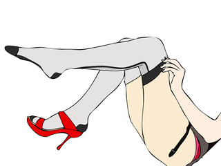 The charm of Silk Stockings