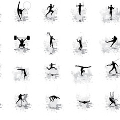 Seamless wallpaper  for sports championships