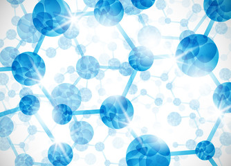 molecular structure, abstract background