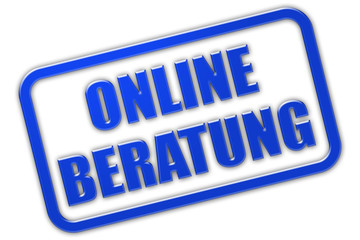 Stempel blau glas ONLINE BERATUNG