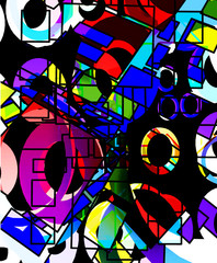 Abstract composition.Design