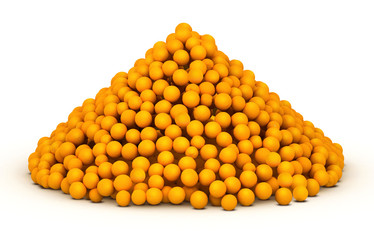 Bunch of orange citrus