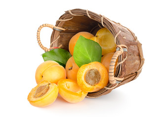 Apricots in a basket