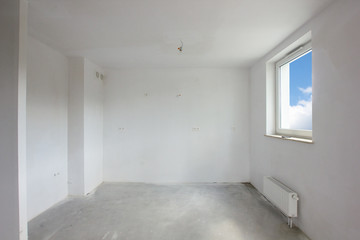 New construction, room interior