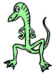 Funny lizard