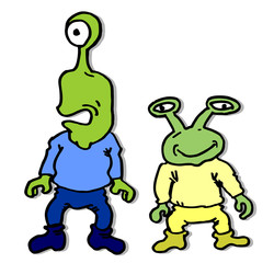 Funny aliens