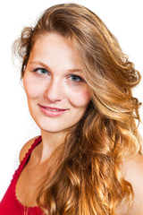 Naklejka premium attraente ragazza bionda