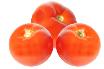 isolated tomatos