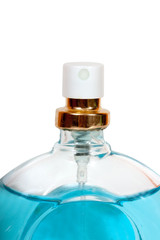 Perfume. Close-up of spray