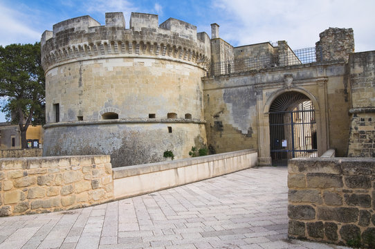 Castle of Acaya. Vernole. Puglia.  Italy.