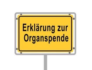 Erklärung zur Organspende