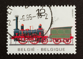 Fototapeta na wymiar BELGIUM - CIRCA 1980: Stamp printed in Belgium