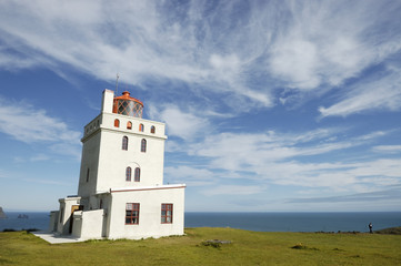 Fototapeta na wymiar Dyrholaey lighthouse, Iceland