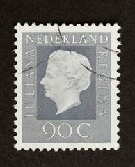 HOLLAND - CIRCA 1970: Stamp printed in the Netherlands