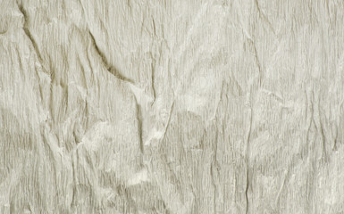 Crumpled light gray paper