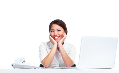 Young business woman.