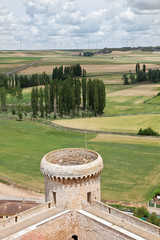 Valle de Hornija desde el castillo de Torrelobatón en Valladolid