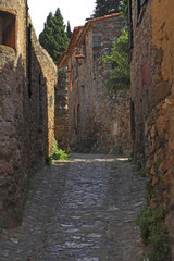 Naklejka premium Ruelle étroite, Castelnou