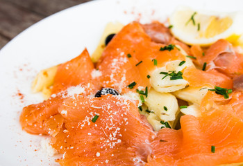 pasta with salmon