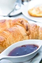 coffee and croissants