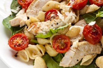 Chicken, Spinach and Tomato Pasta