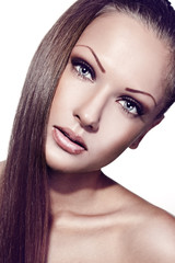 Obraz premium closeup portrait of a fashion model