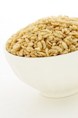 delicious and healthy crisped rice cereal