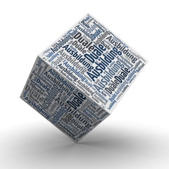 Duale Ausbildung - W&uuml;rfel / Cube