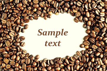 background of coffee beans