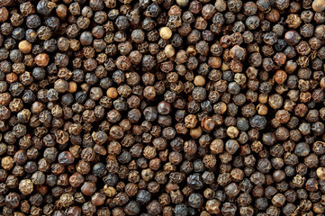 background of peppercorns