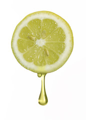 Exprimiendo un limón,Una gota de limón.