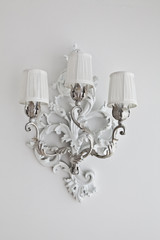 white wall chandelier