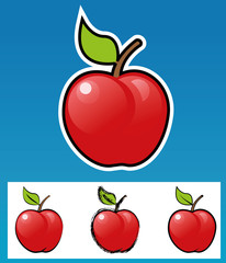 Different style apple icons.