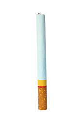 One Cigarette isolated on the white background