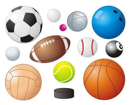Sports Balls © jokatoons