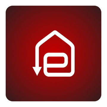 Kırmızı alışveriş logosu