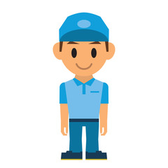 配達員 イラスト