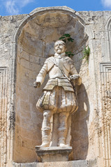 Ducal palace of Castromediano-Limburg. Cavallino. Puglia. Italy.