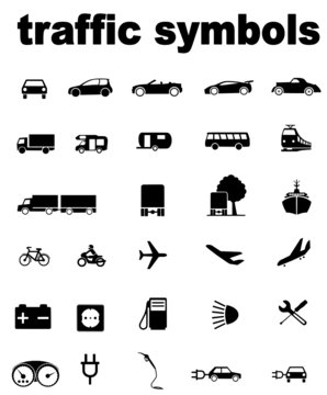 Traffic symbols
