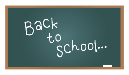 Obraz premium School blackboard back to school