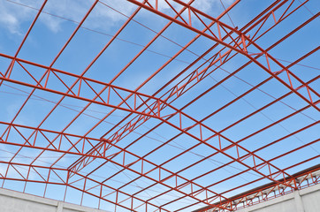 Steel roof trusses