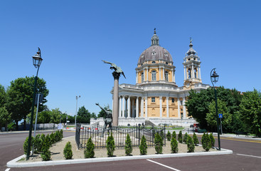 Obraz premium Basilica e piazza di Superga