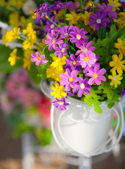 Beautiful artificial flowers
