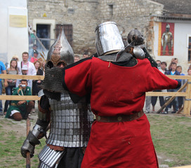 KAMYANETS-PODILSKY- JUNE 2: Forpost  Medieval Festival, Ukraine