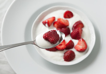 Strawberries and cream