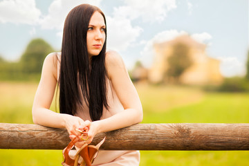 Woman in a Field