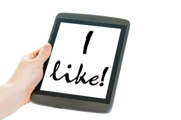 Tablet Pc with I Like