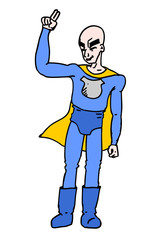 Cartoon hero design